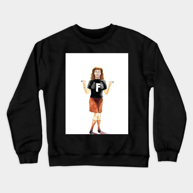 Frankenstein fan girl Crewneck Sweatshirt by Wonder design